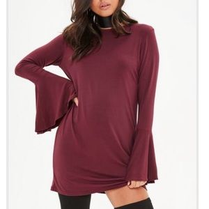Missguided • frill sleeve shift dress
